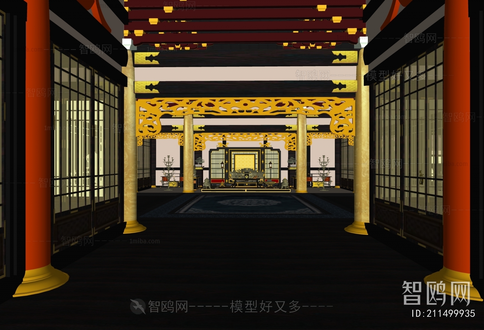 Chinese Style Ancient Architectural Buildings
