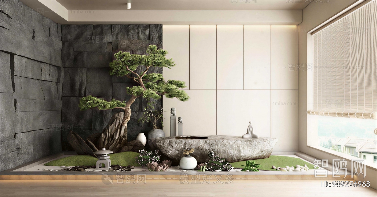 New Chinese Style Plant Landscaping