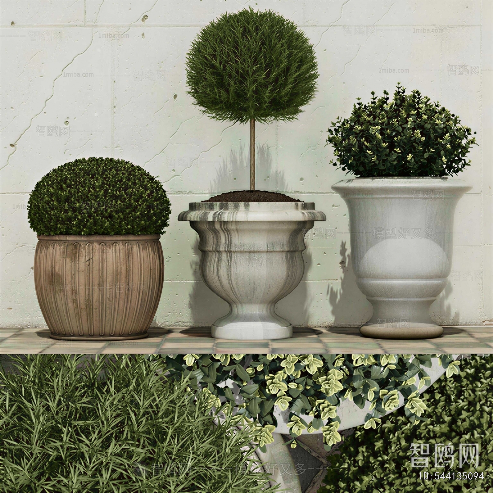 Simple European Style Flower Bed, Flower Bowl, Flower Box