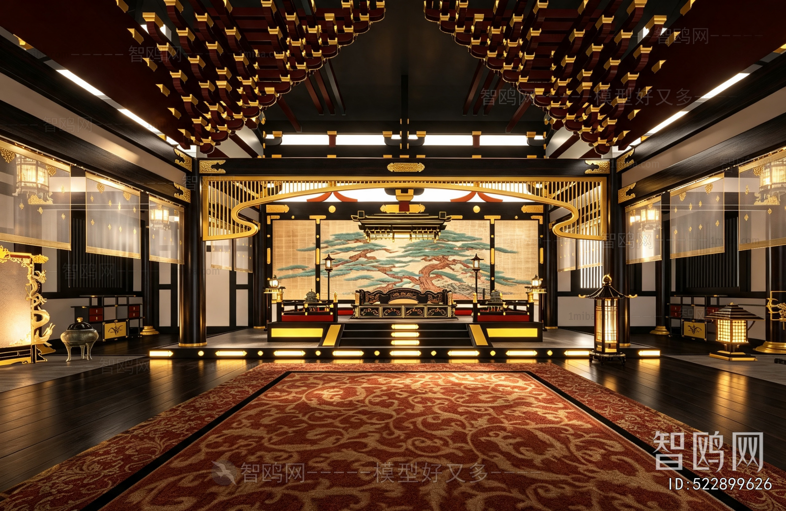 Chinese Style Ancient Architectural Buildings