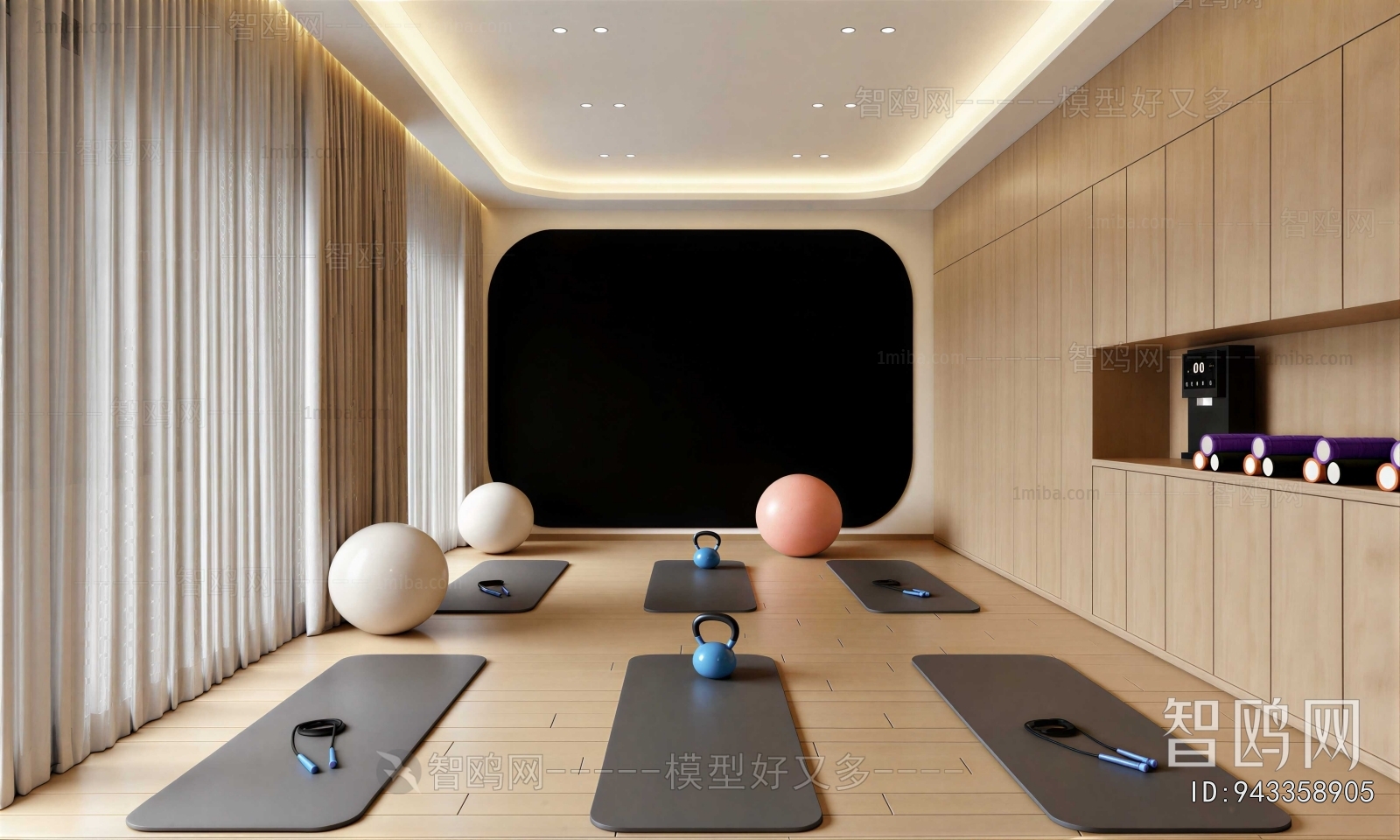 Modern Home Fitness Room