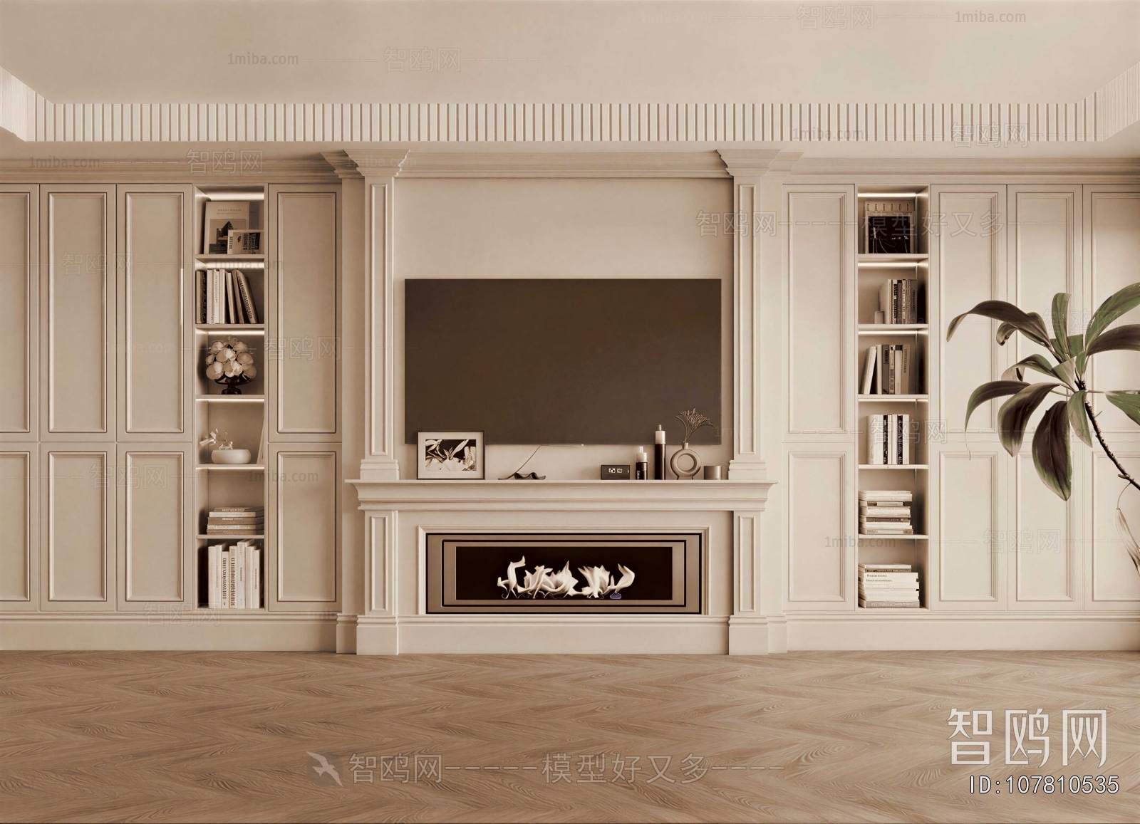 French Style Fireplace