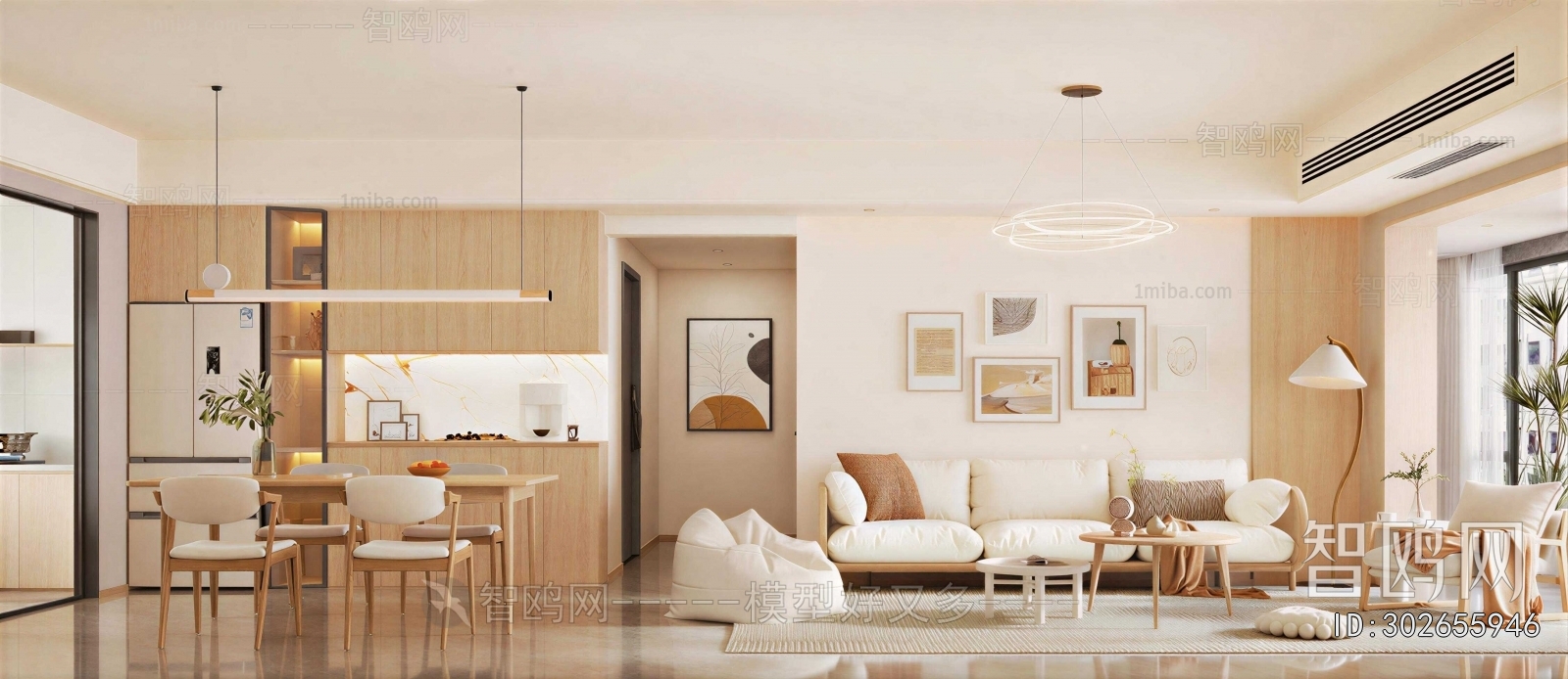 Nordic Style A Living Room