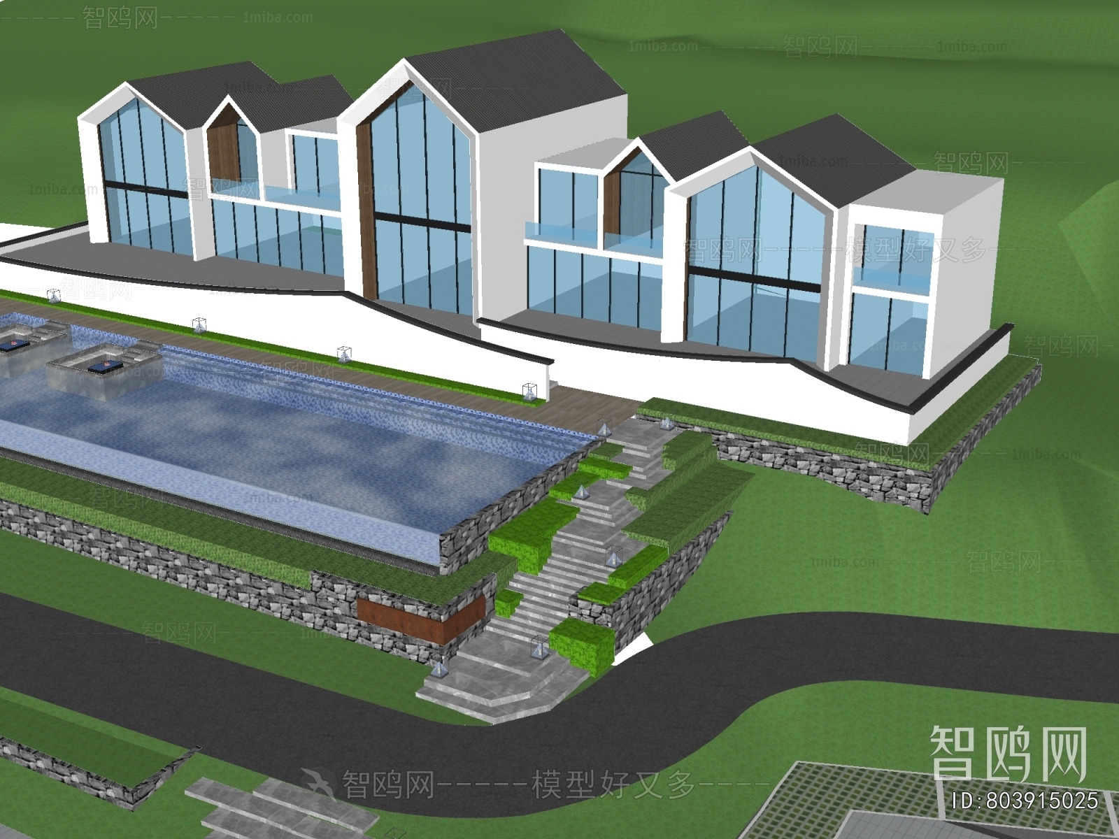 Modern Appearance Of Commercial Building