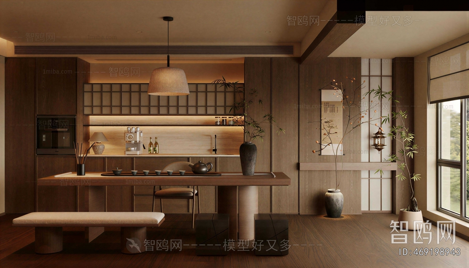 Wabi-sabi Style Tea House