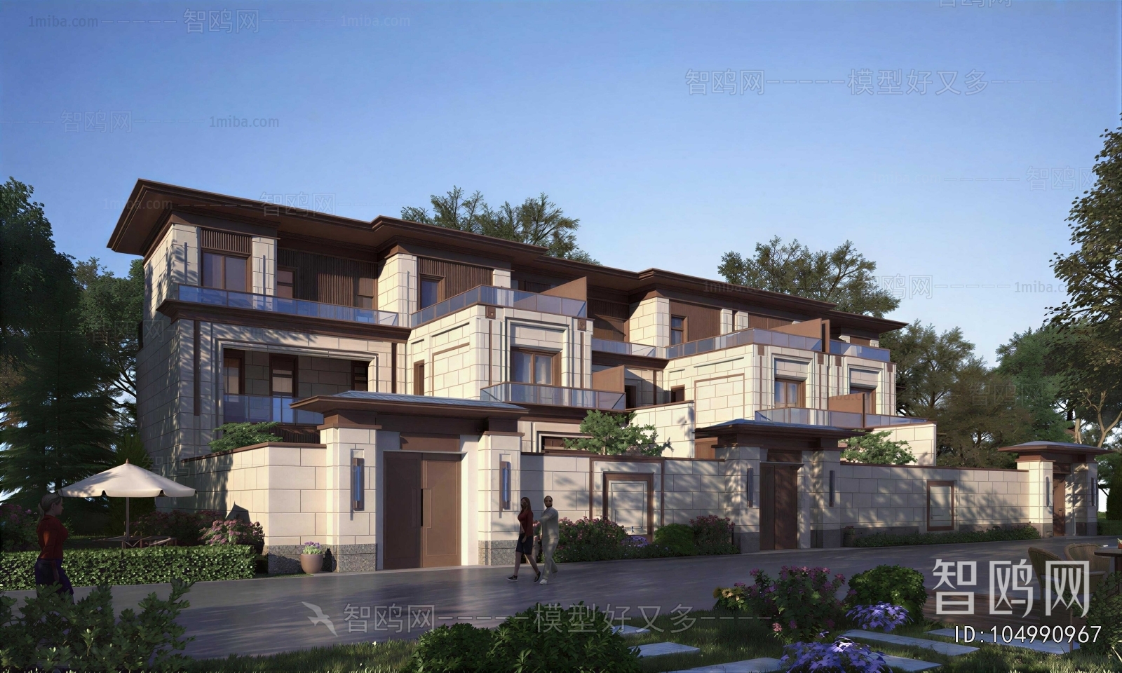 New Chinese Style Townhouse