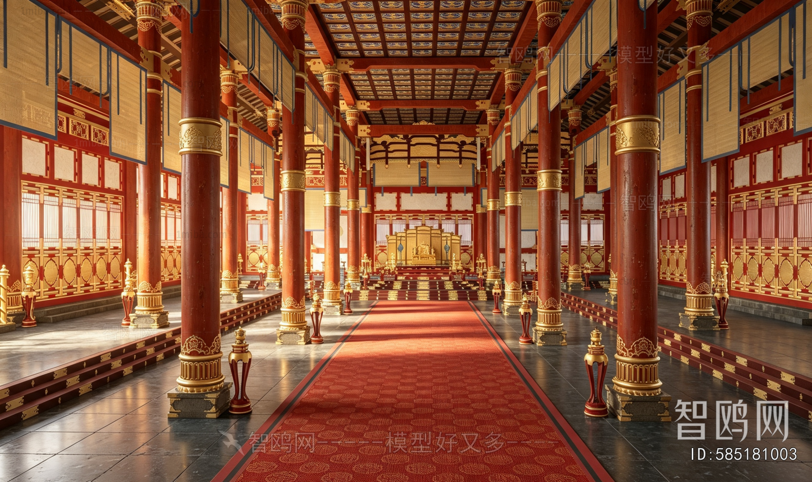 Chinese Style Ancient Architectural Buildings