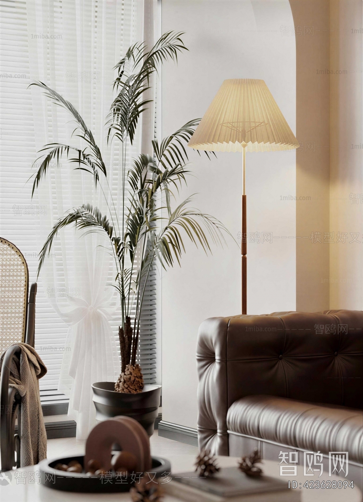 Modern Ground Green Plant Potted Plants