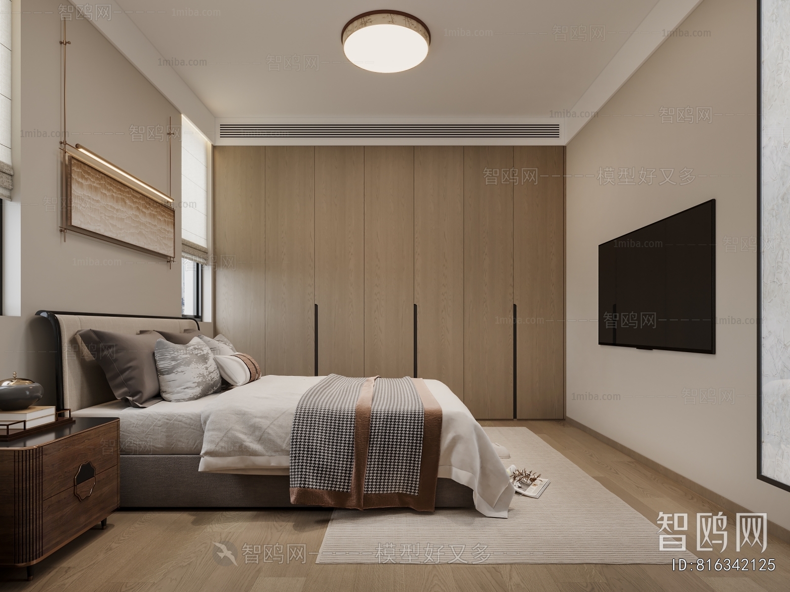 New Chinese Style Bedroom