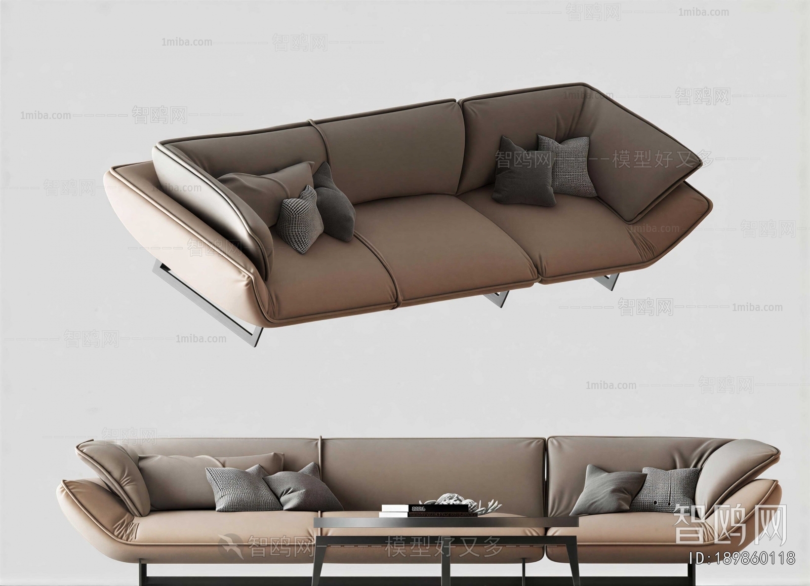 Modern Three-seat Sofa