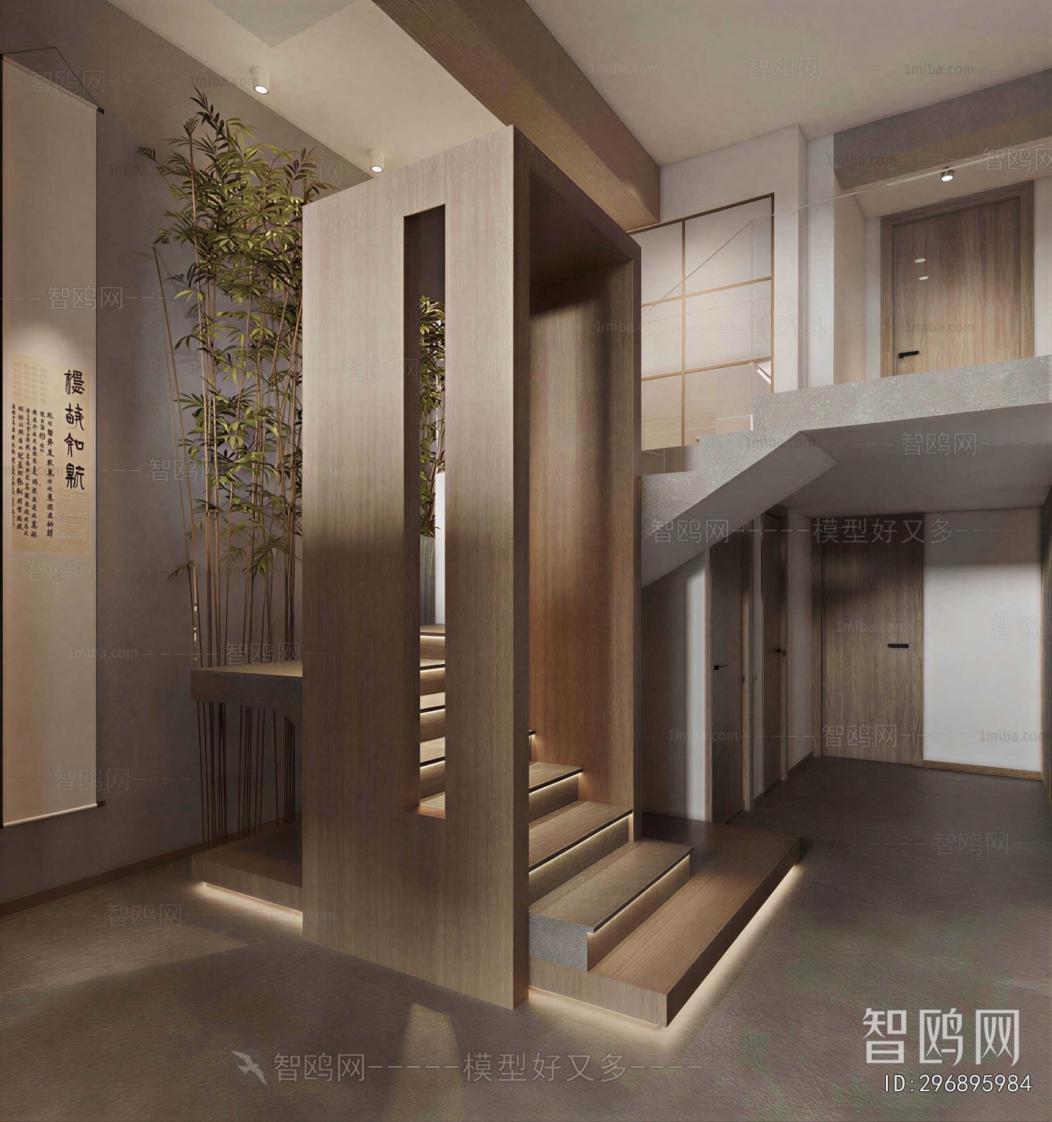 New Chinese Style Stairwell