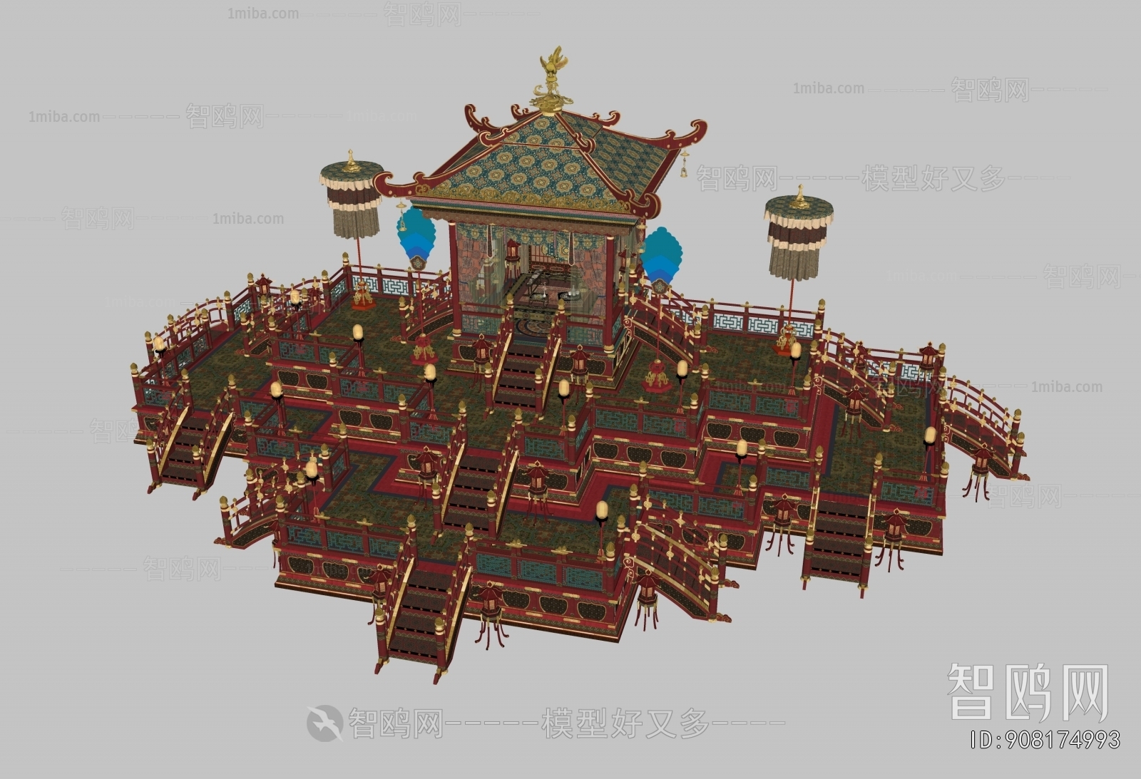 Chinese Style Ancient Architectural Buildings