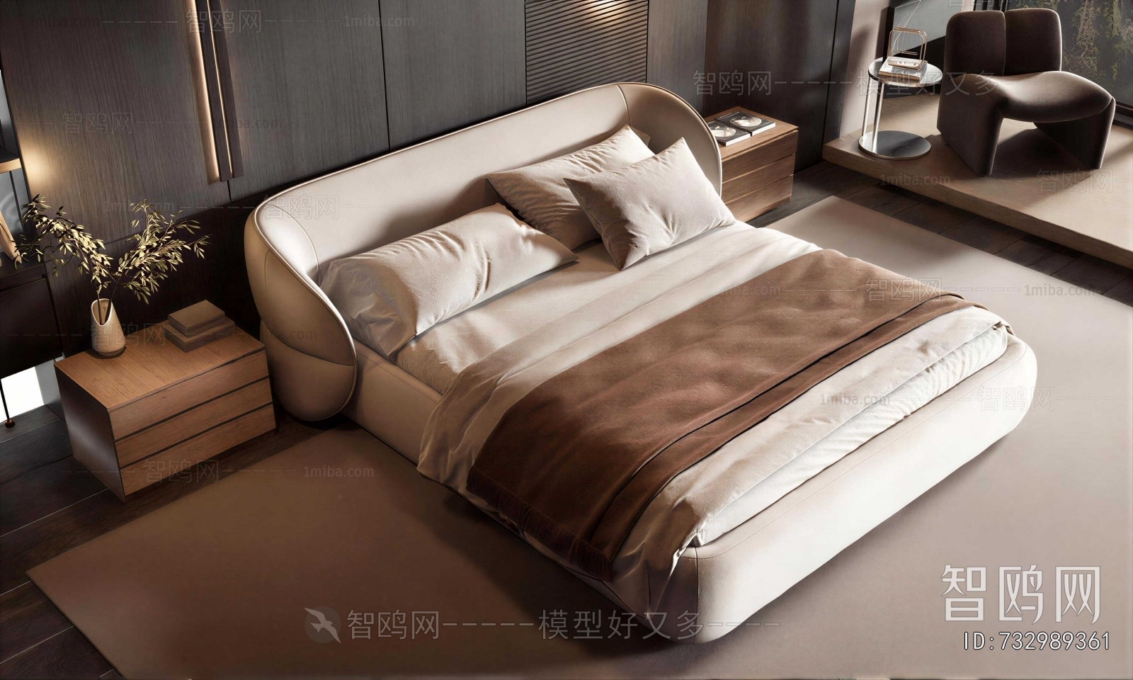 Modern Double Bed