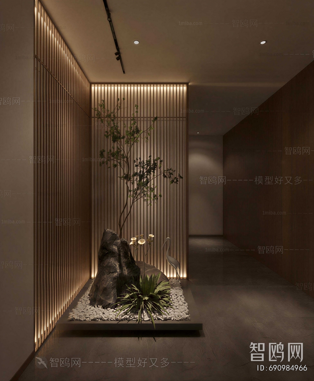 New Chinese Style Plant Landscaping