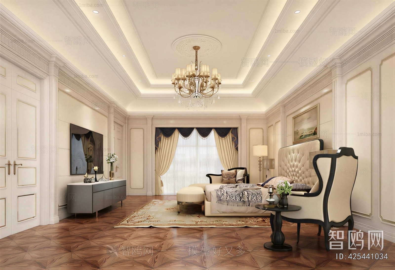 New Classical Style Bedroom