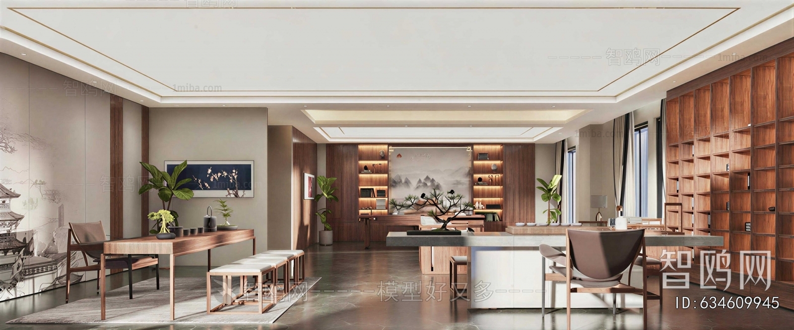 New Chinese Style Teahouse Tea House