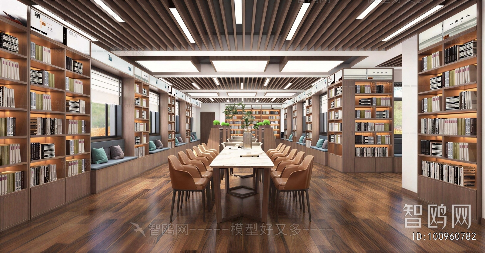New Chinese Style Library