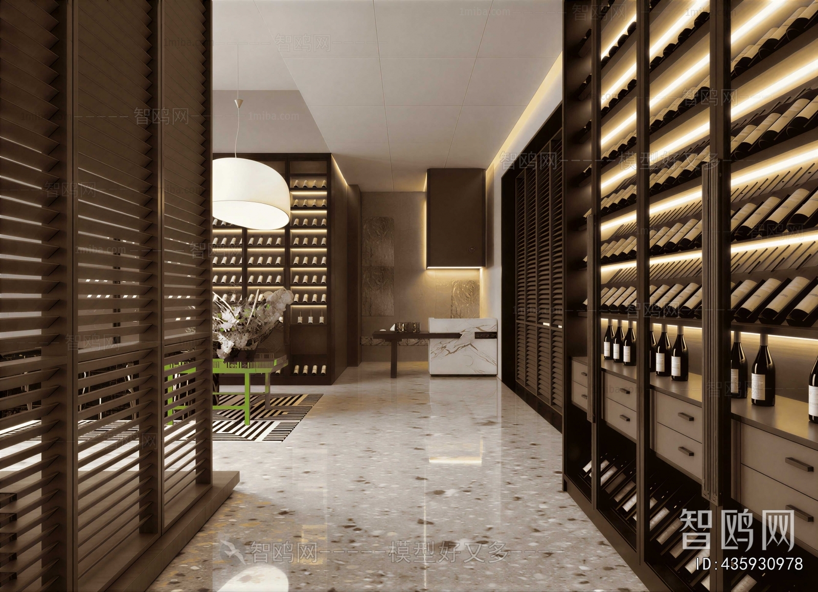 Modern Wine Cellar/Wine Tasting Room