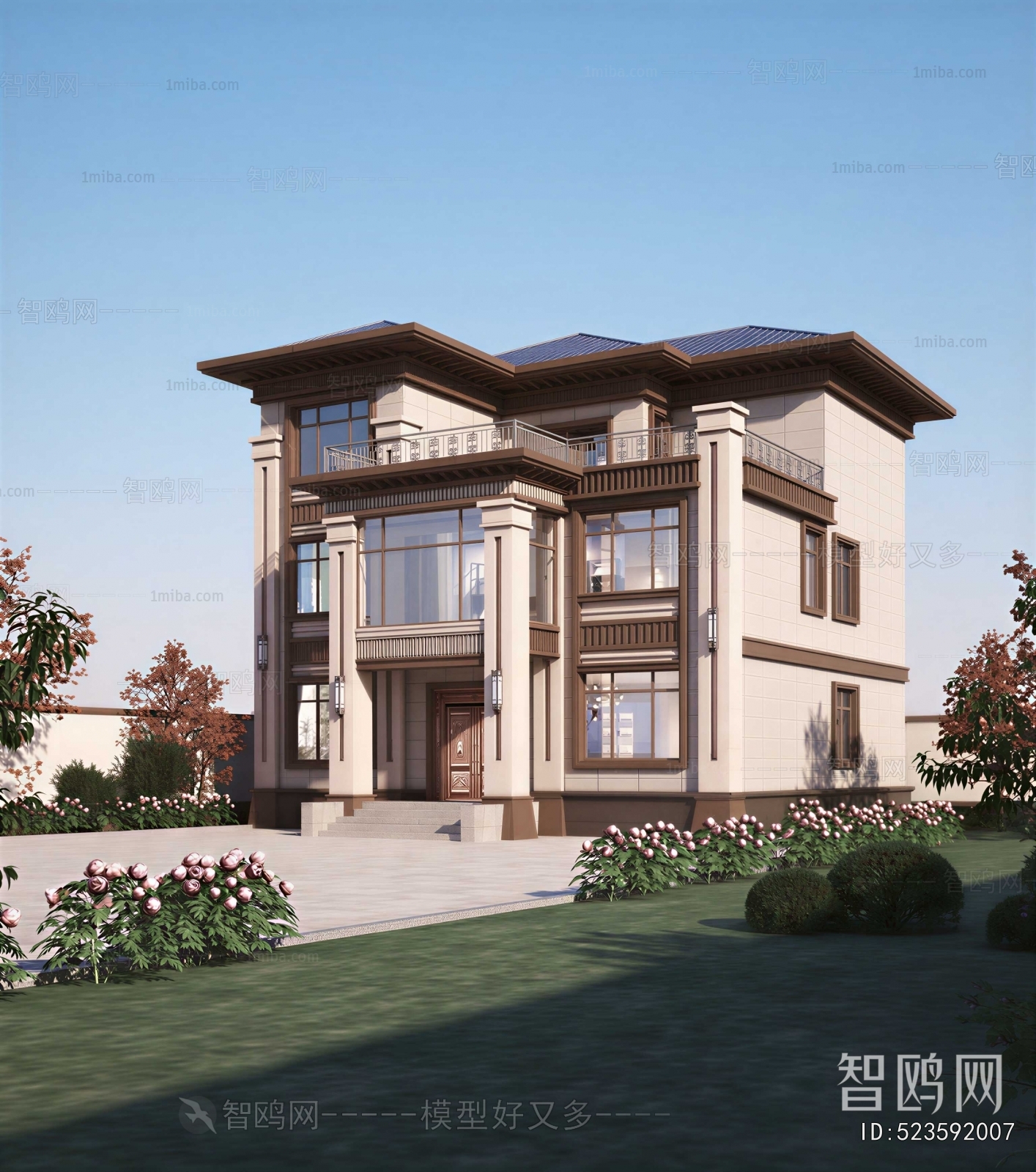 New Chinese Style Detached Villa