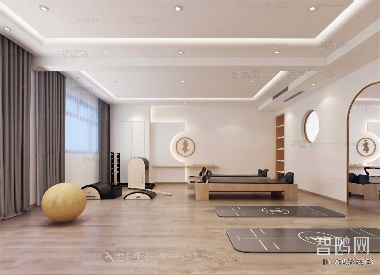 Modern Yoga Room