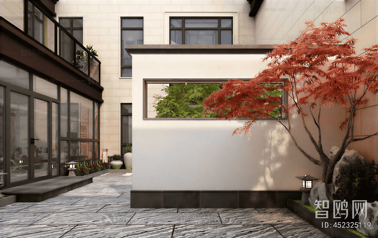 New Chinese Style Courtyard/landscape