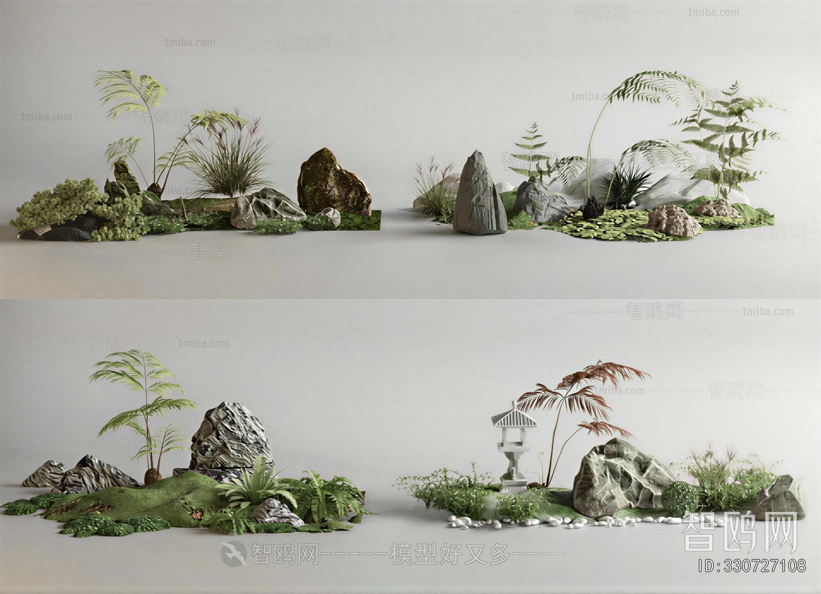 New Chinese Style Plant Landscaping