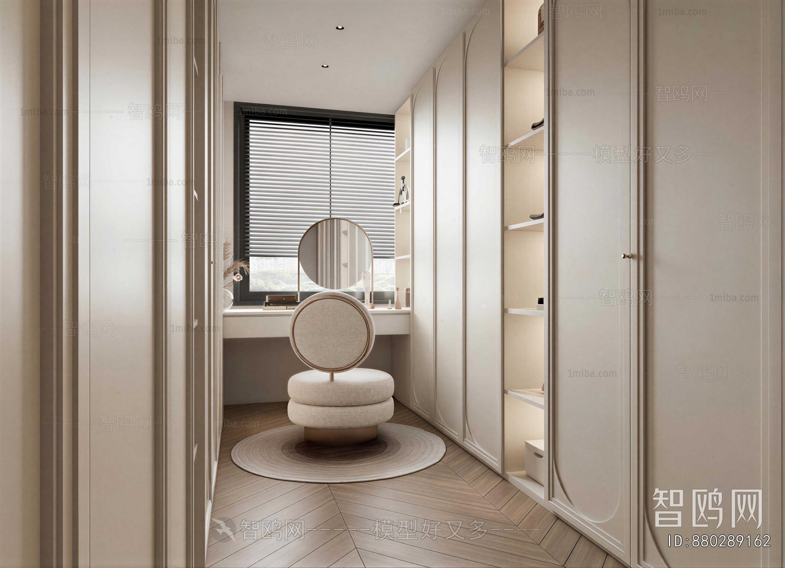 Modern Clothes Storage Area