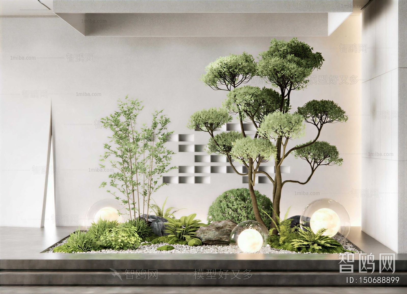 New Chinese Style Plant Landscaping