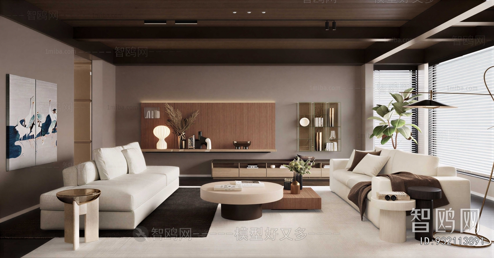 Wabi-sabi Style A Living Room
