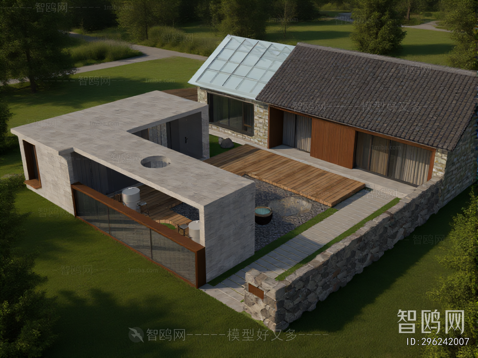 Chinese Style Residential Building
