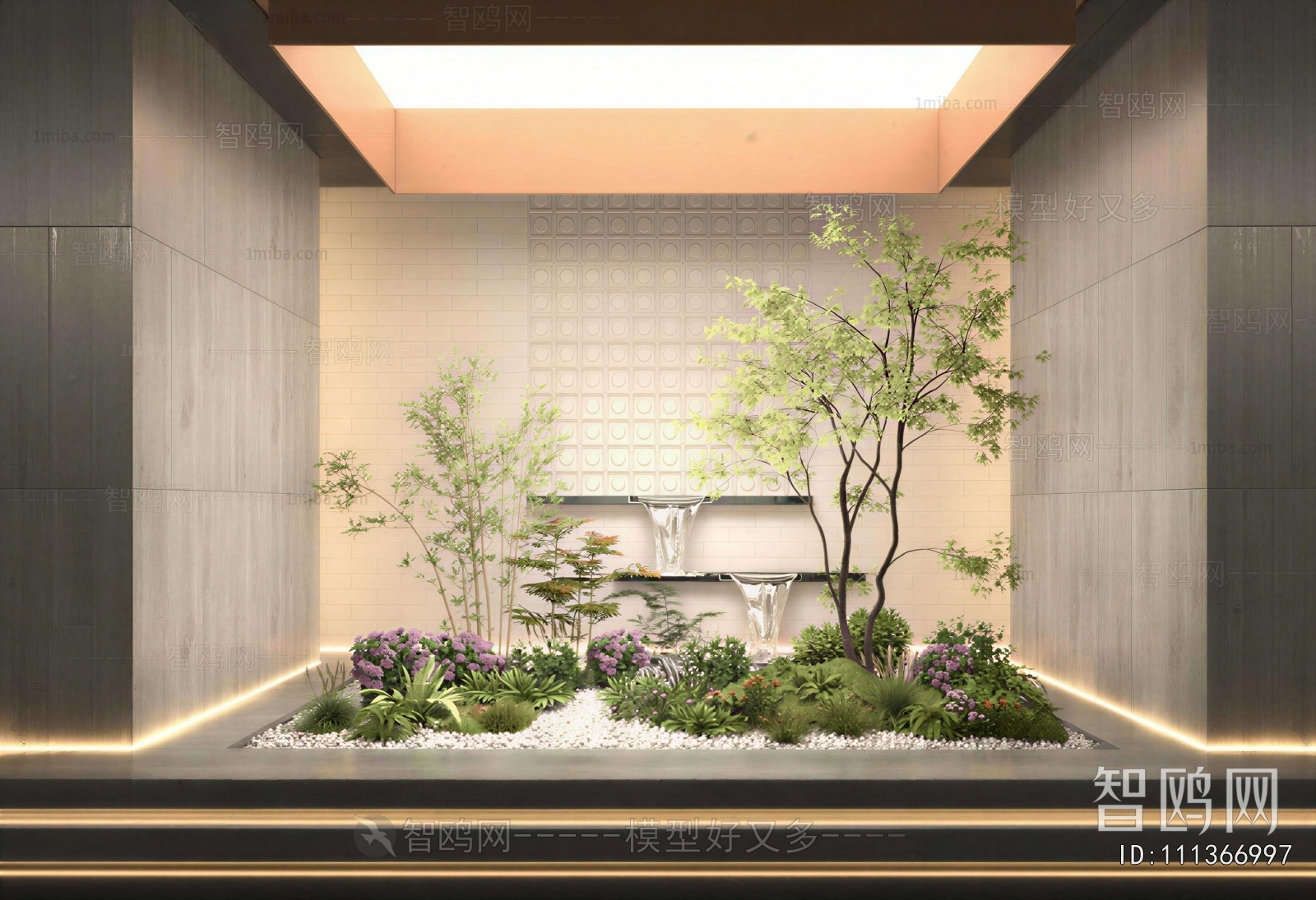New Chinese Style Plant Landscaping