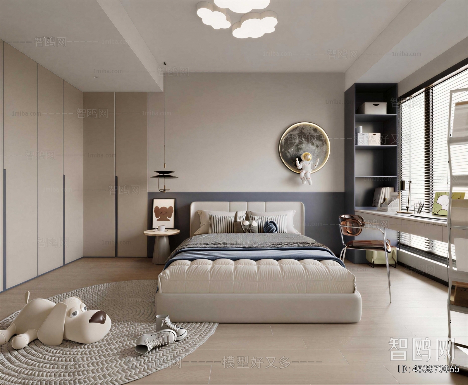 Modern Boy's Room And Son's Room