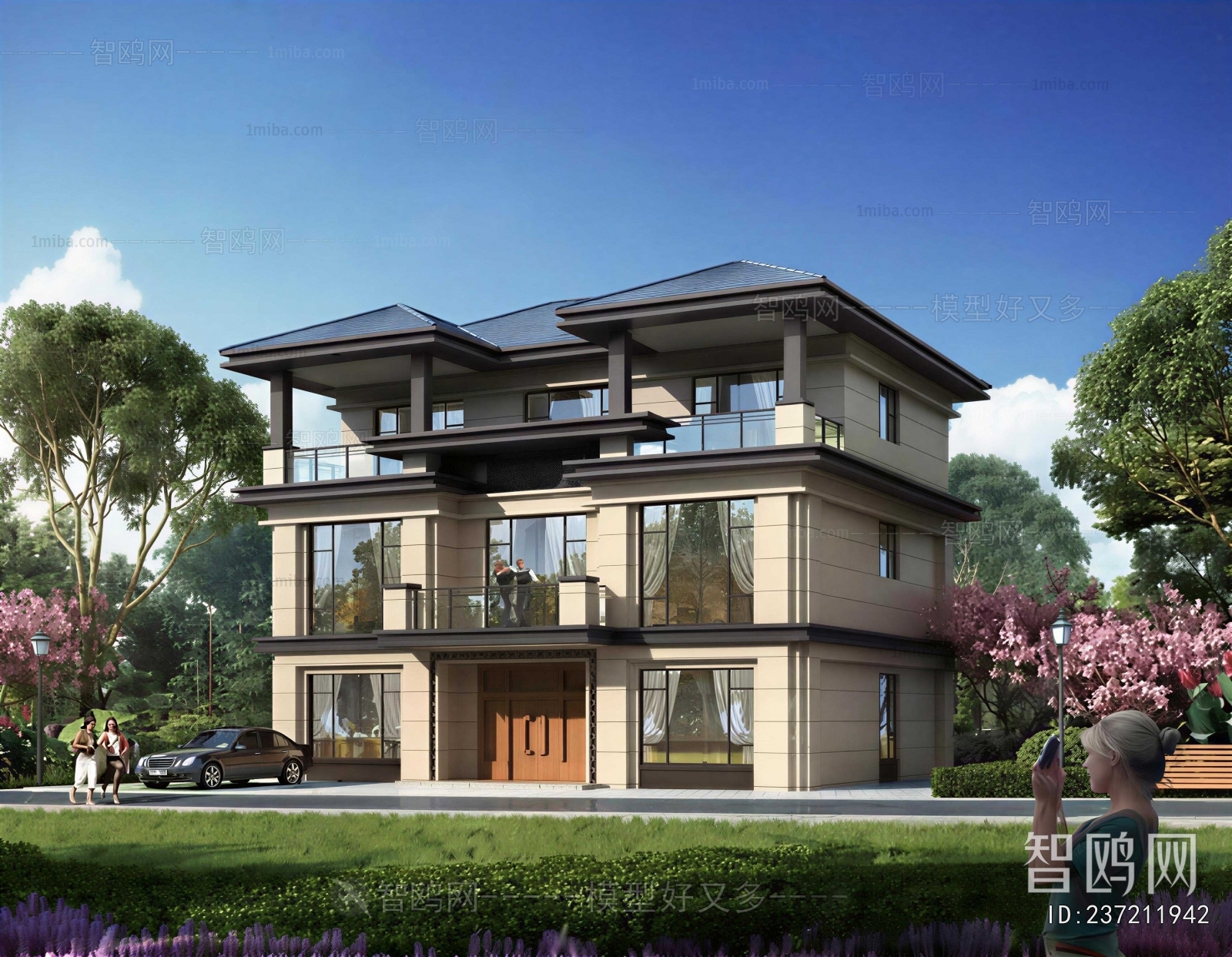 New Chinese Style Detached Villa