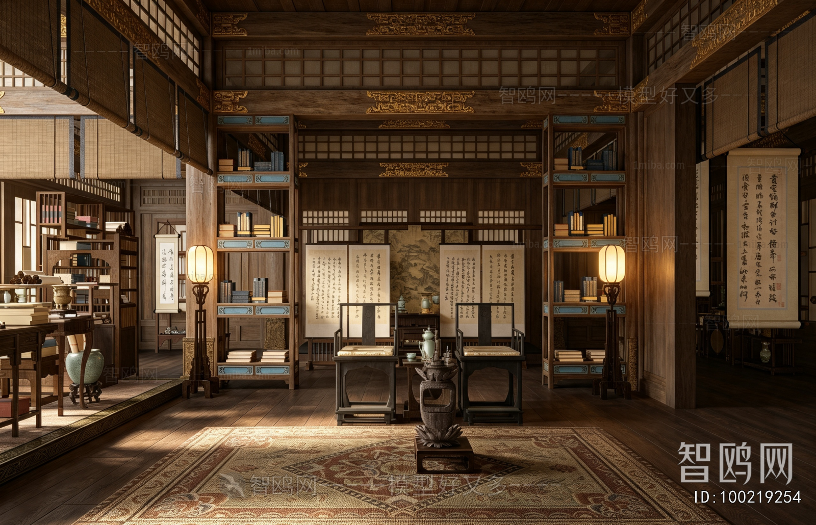 Chinese Style Ancient Architectural Buildings