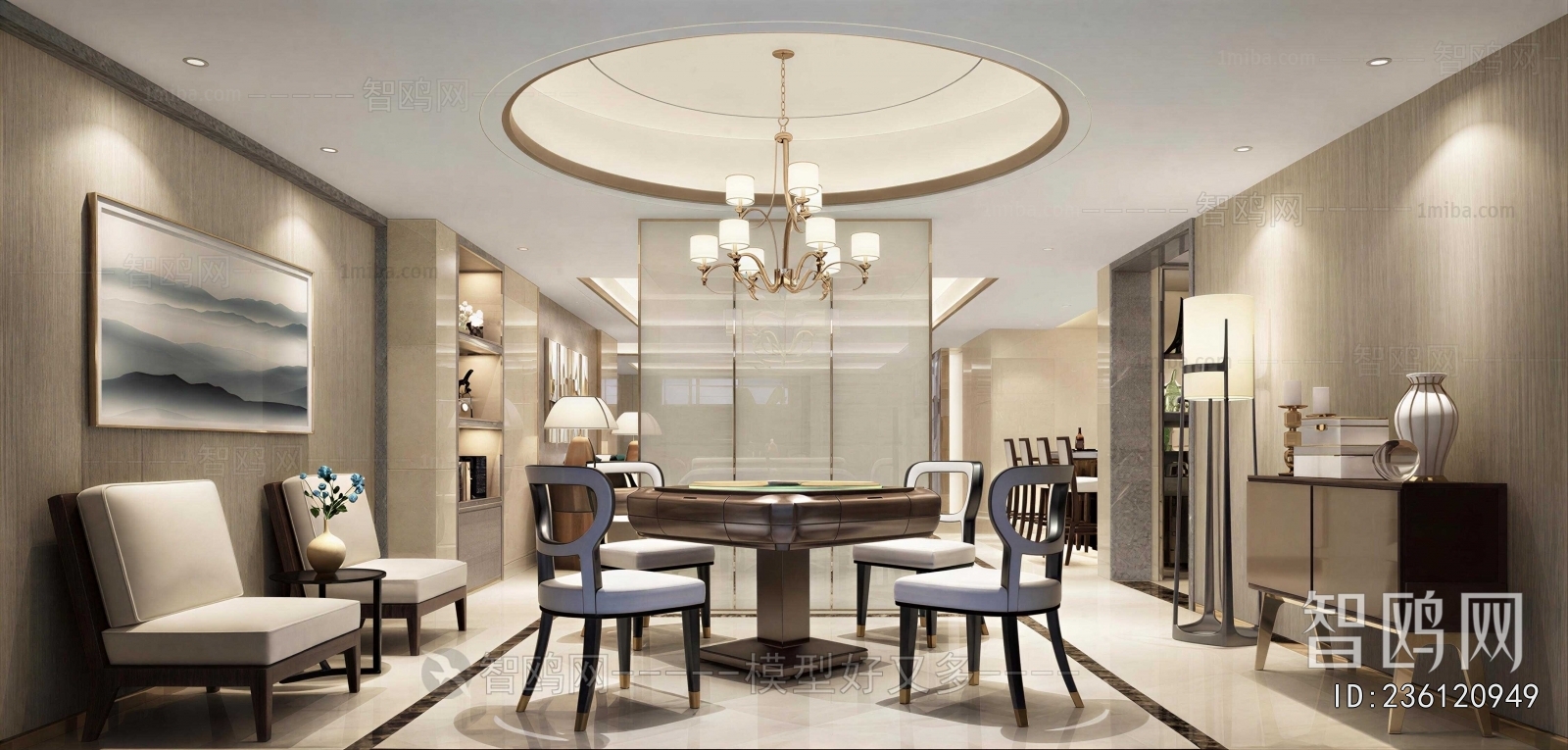Modern Chess And Card Room