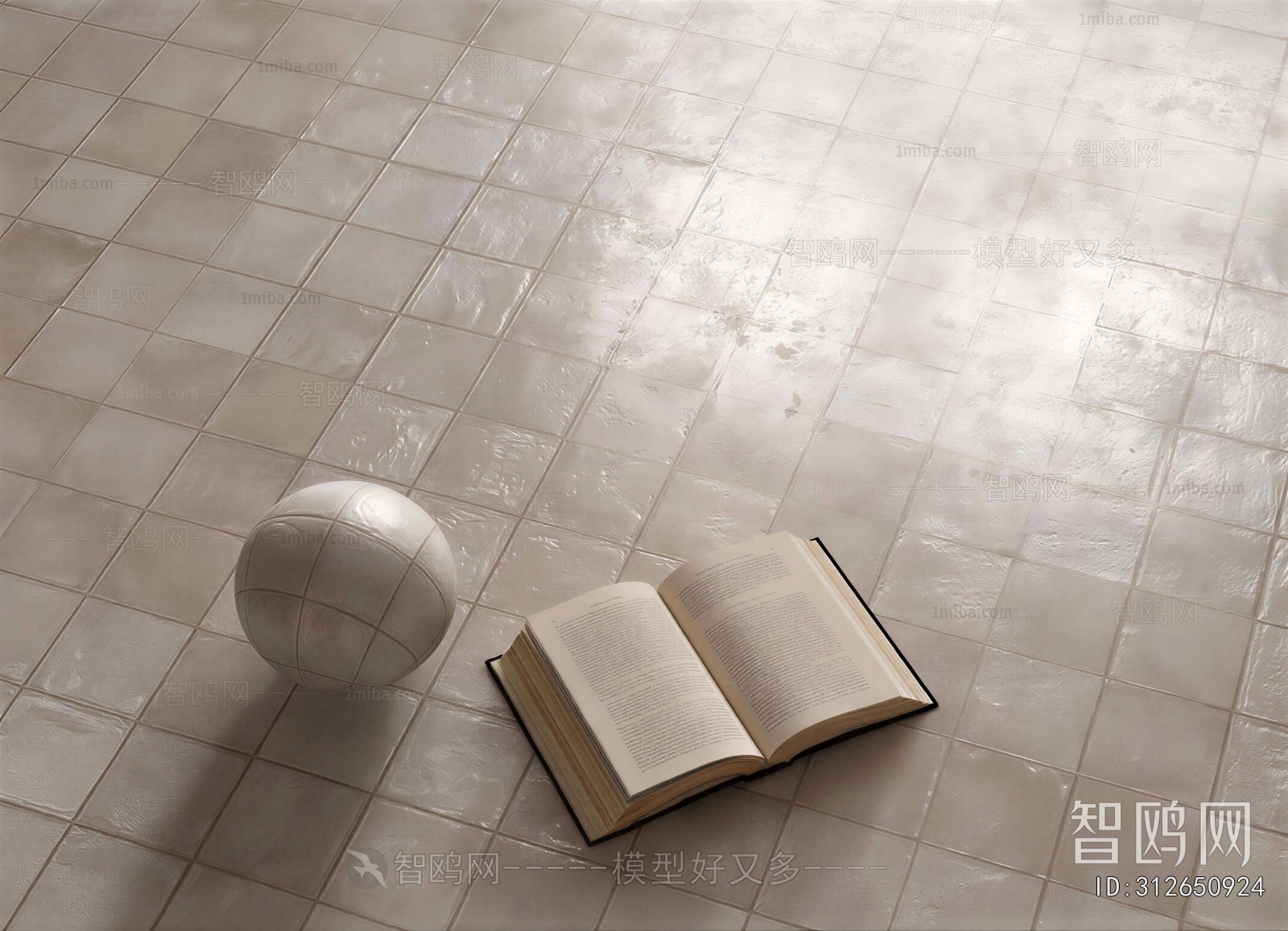 Wabi-sabi Style Floor Tile