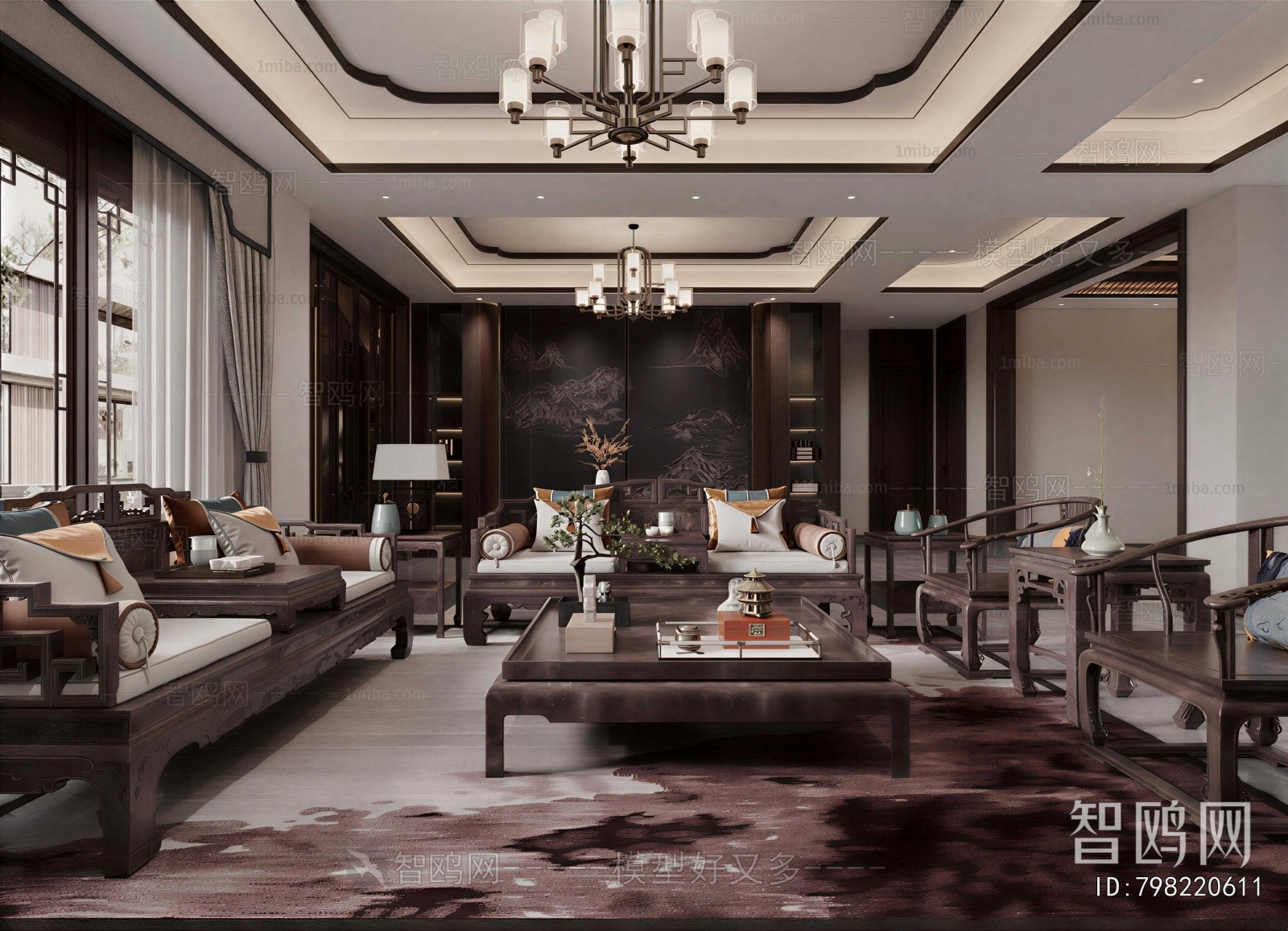 Chinese Style A Living Room