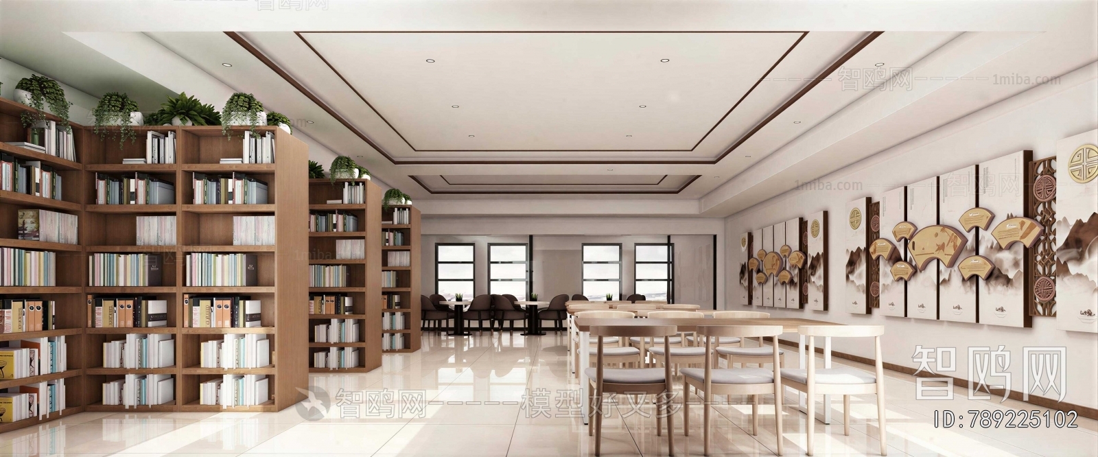 New Chinese Style Library