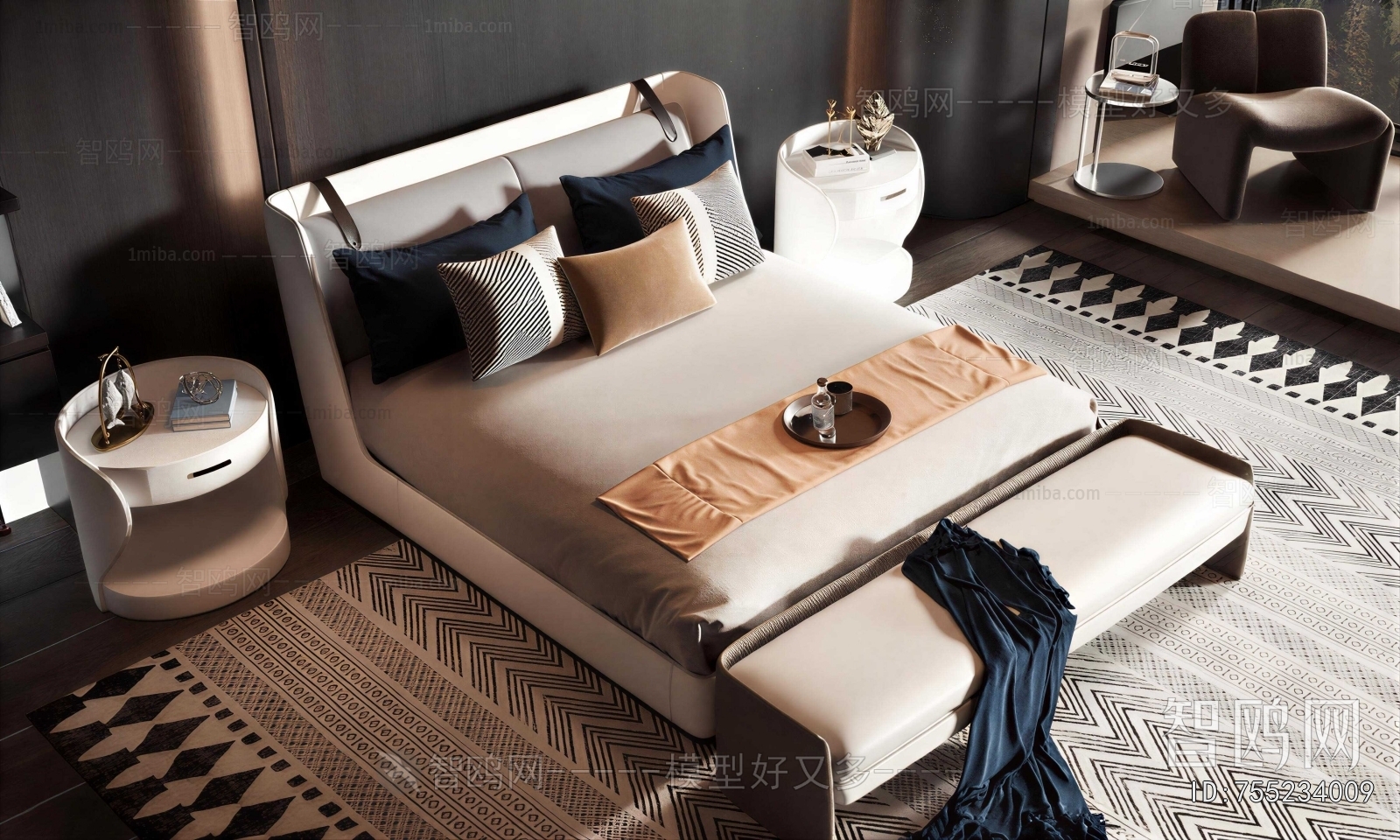 Modern Double Bed