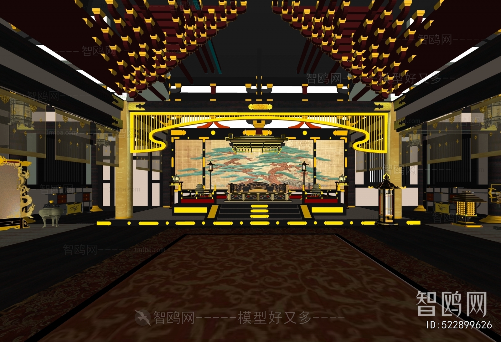 Chinese Style Ancient Architectural Buildings