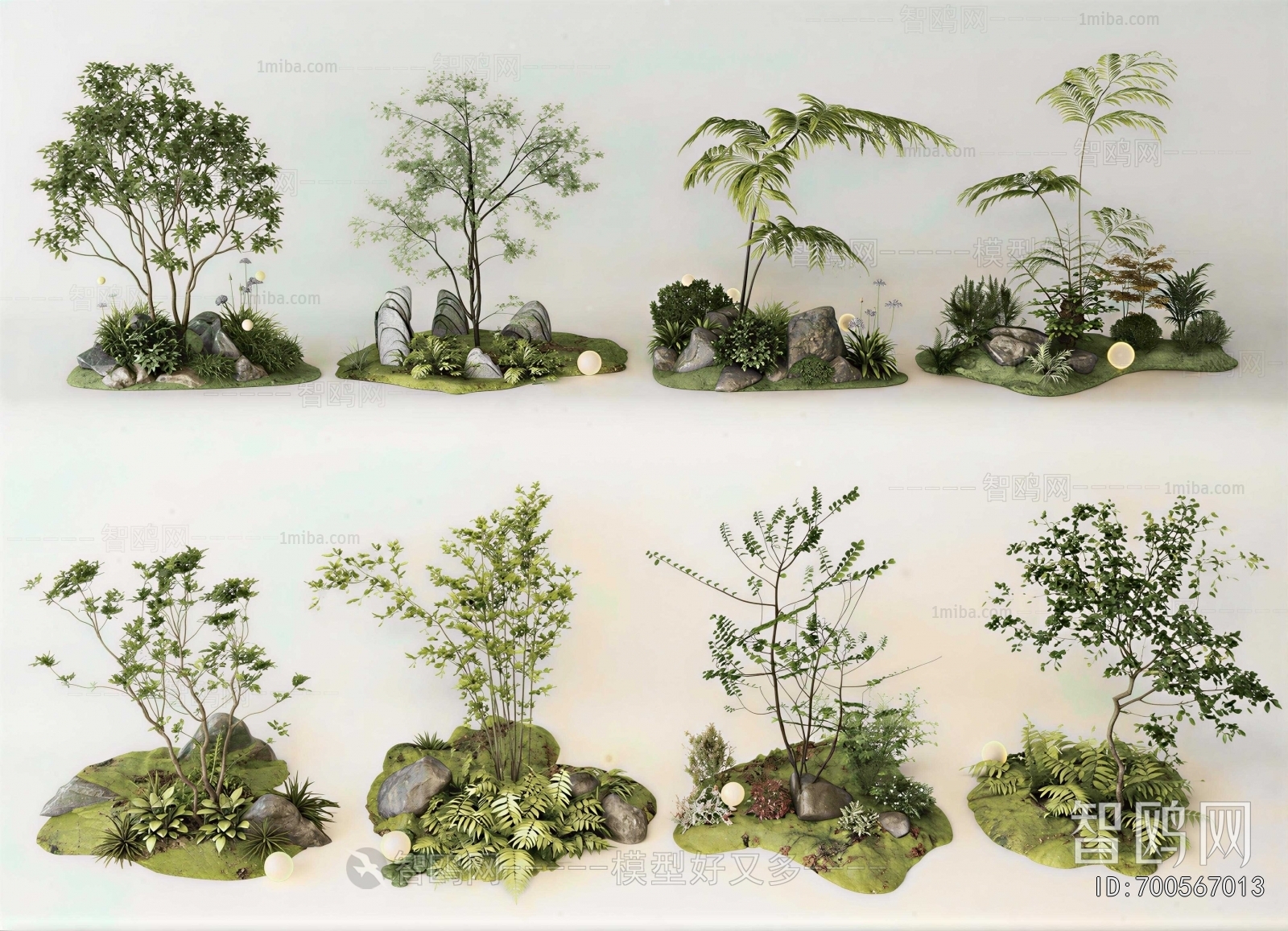 New Chinese Style Plant Landscaping