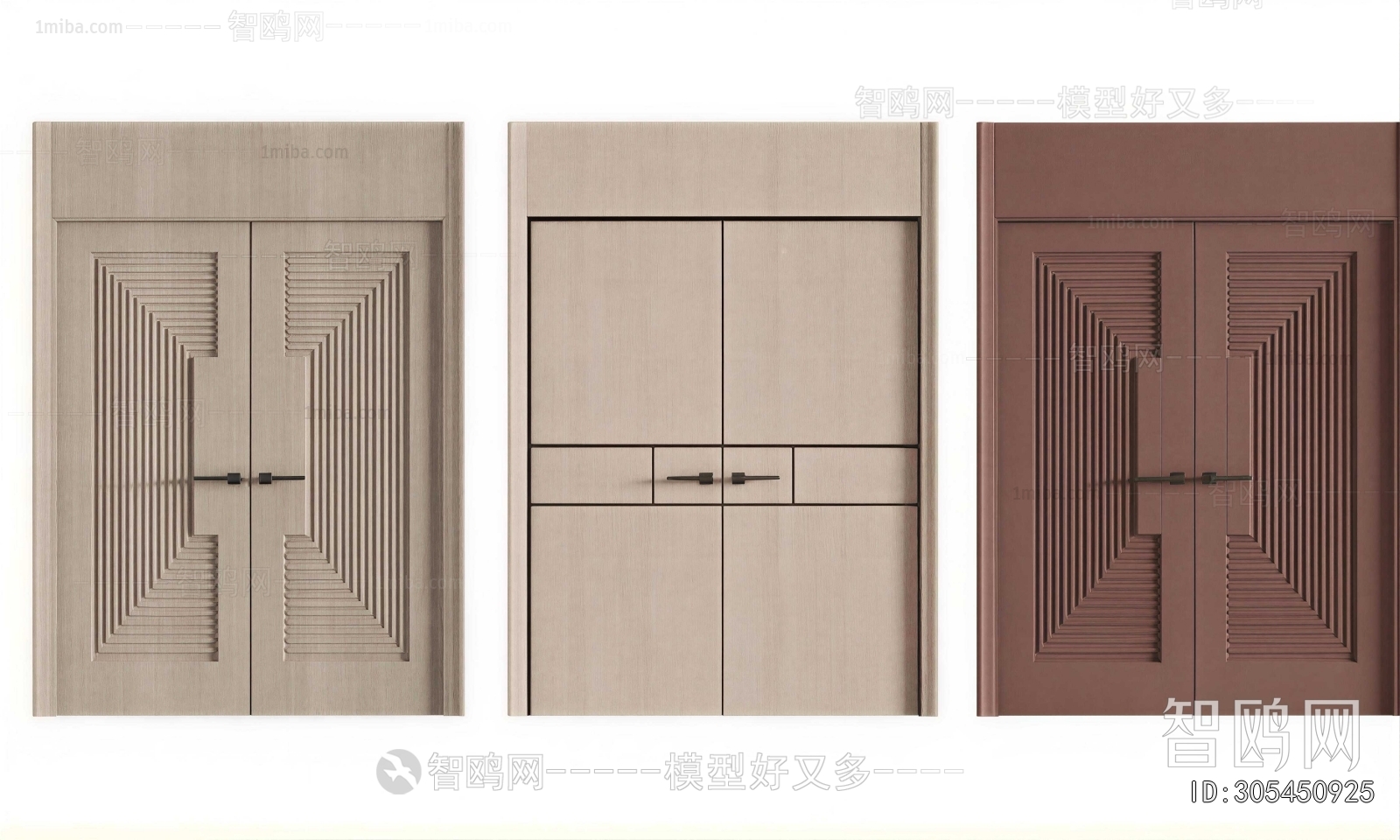 Modern Double Door