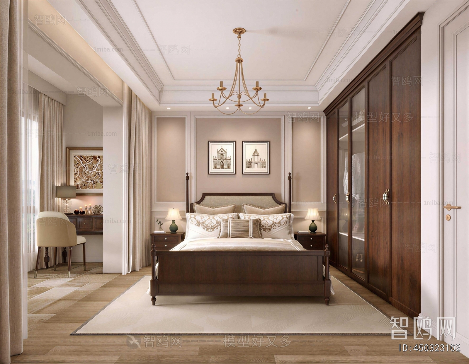American Style Bedroom