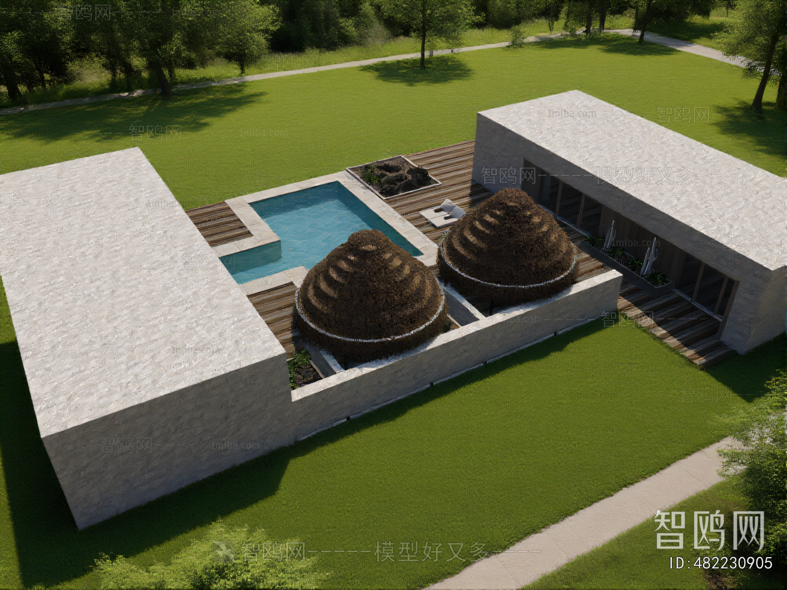 Modern Courtyard/landscape