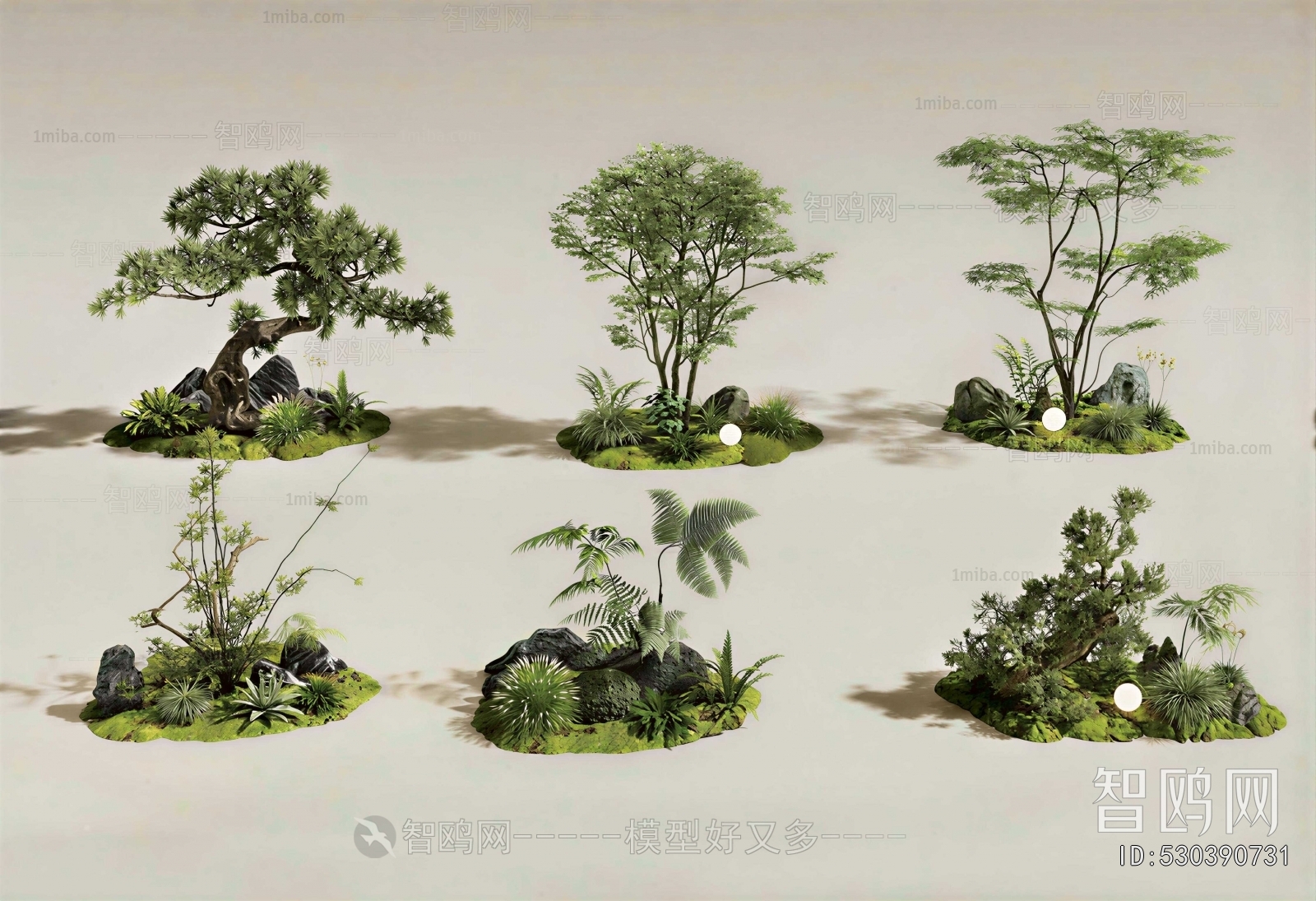 New Chinese Style Plant Landscaping