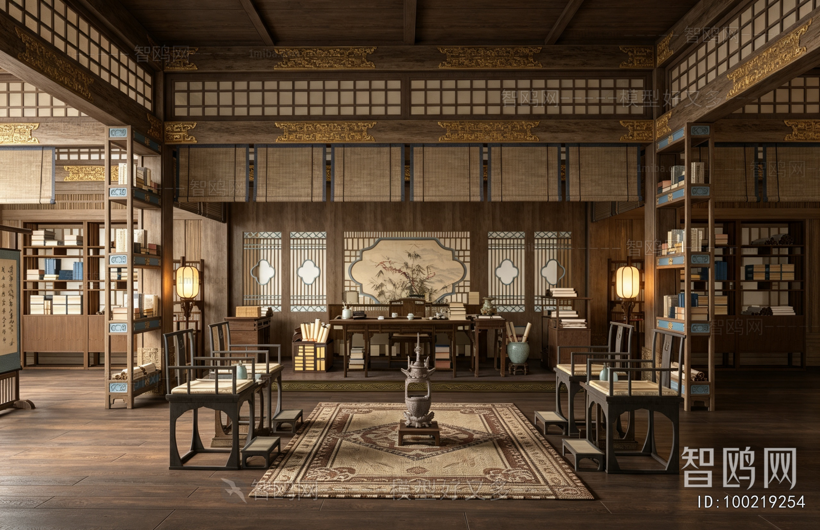 Chinese Style Ancient Architectural Buildings