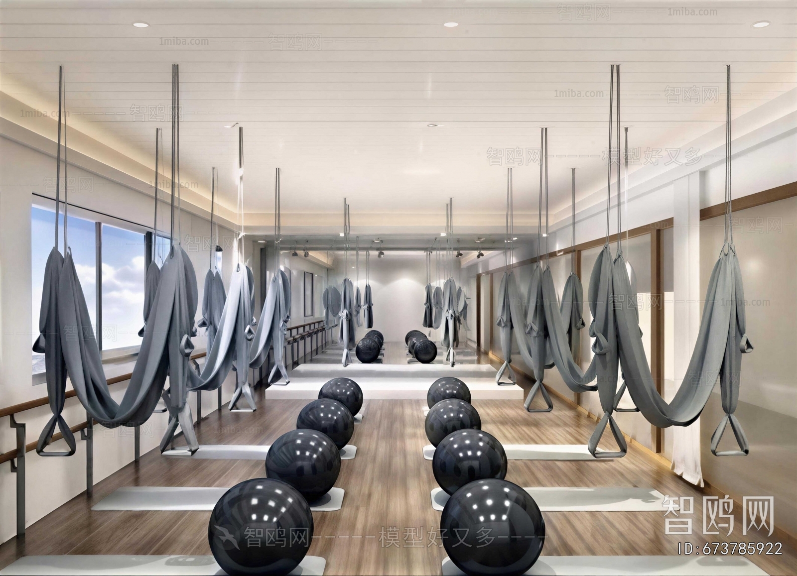 Modern Yoga Room