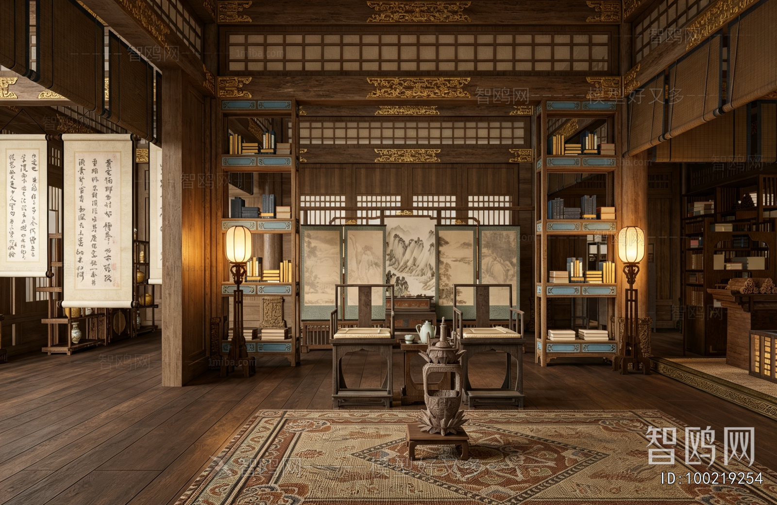 Chinese Style Ancient Architectural Buildings