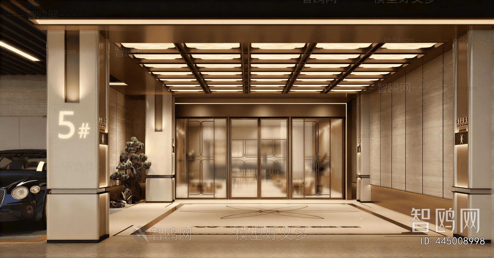 New Chinese Style Lobby Hall