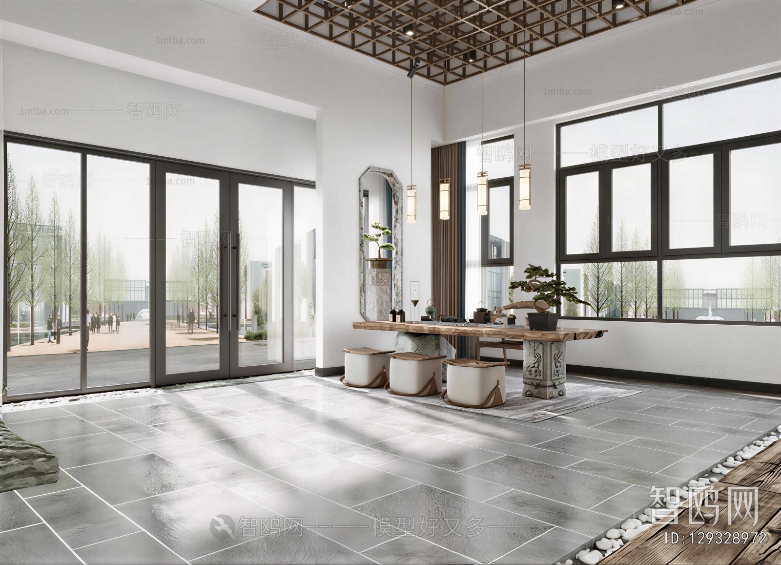 New Chinese Style Teahouse Tea House